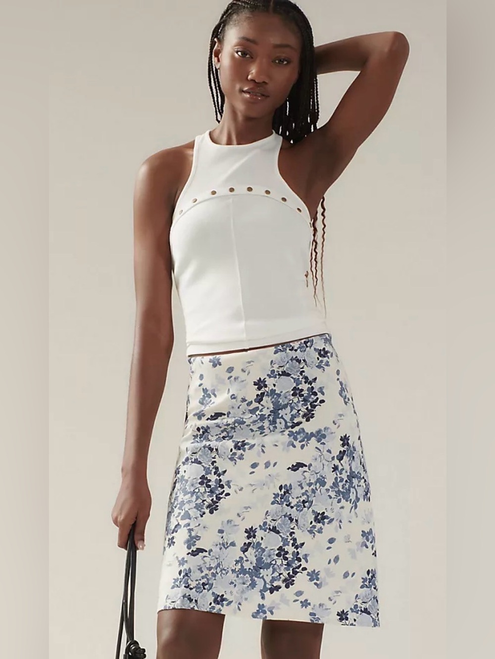 Anthropologie Tilda Slip Skirt